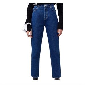 Zara High waisted Straight Leg Jeans Size: 12